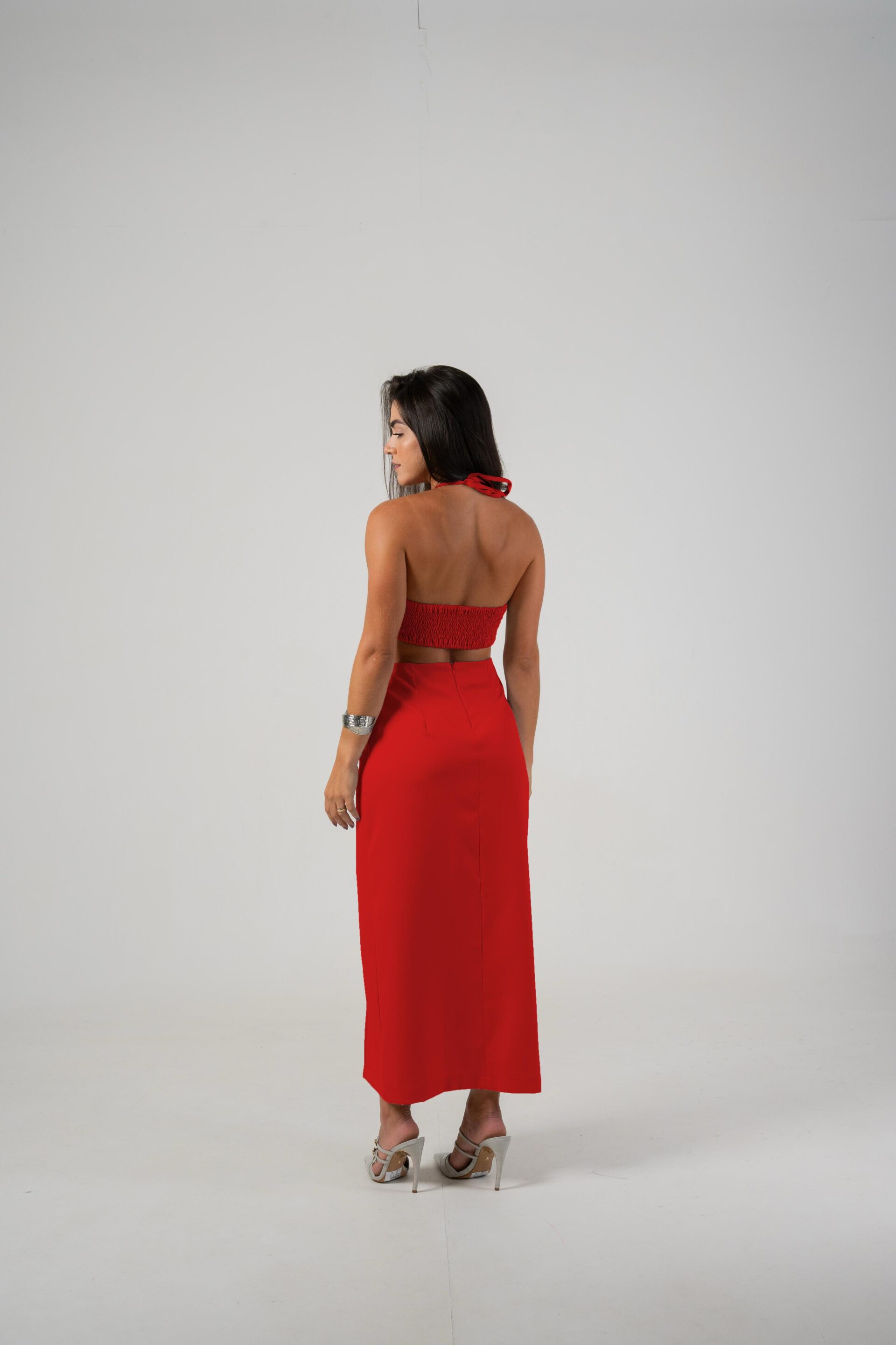 VESTIDO MIDI TAISSA VERMELHO - Image 4