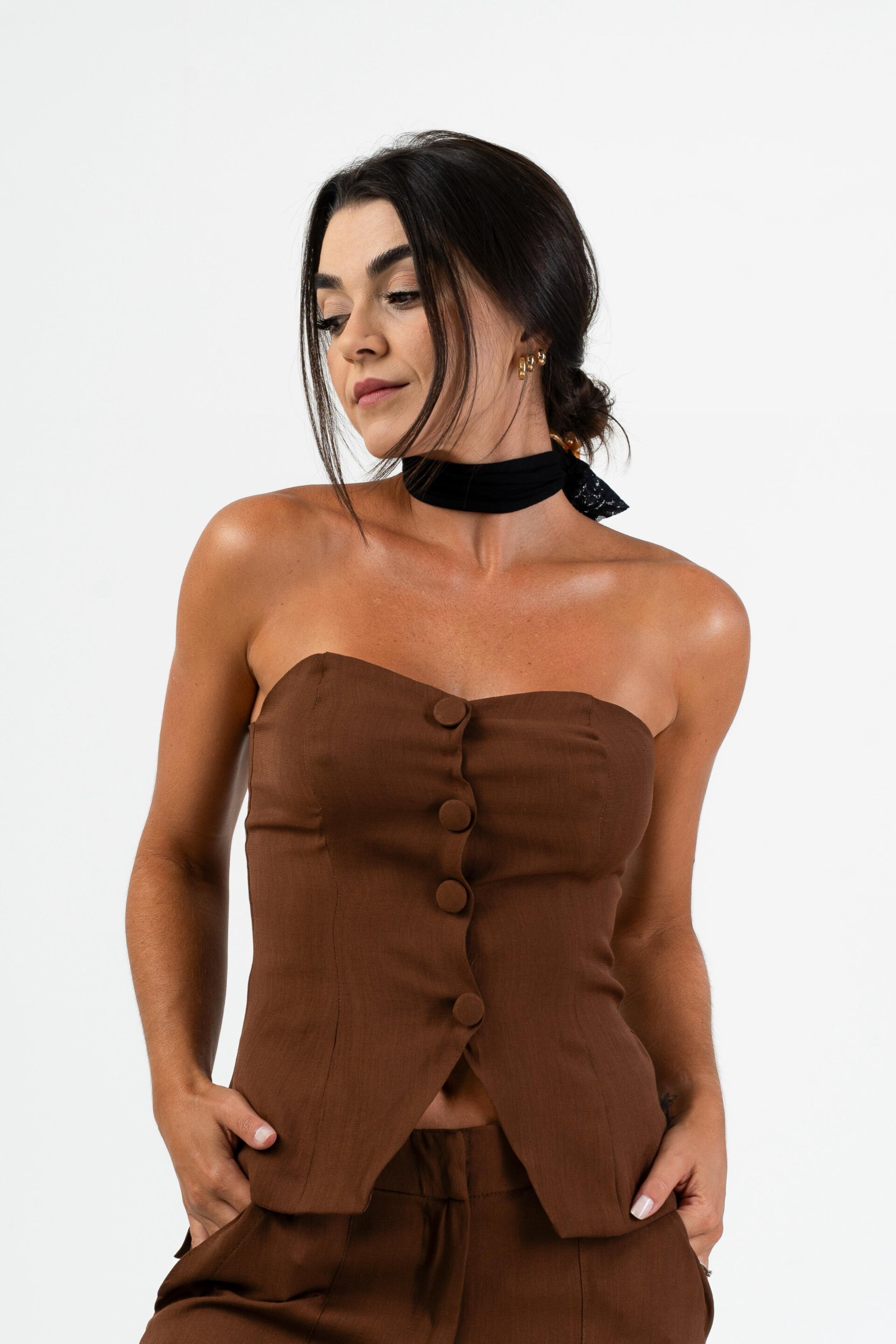 CORSET MARLA MARROM - Imagem 2