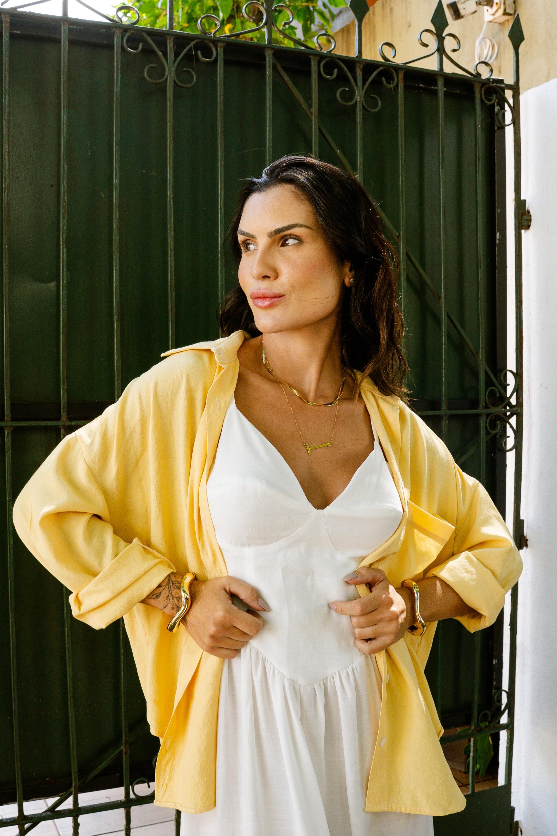 CAMISA AURORA AMARELO MANTEIGA - Image 5
