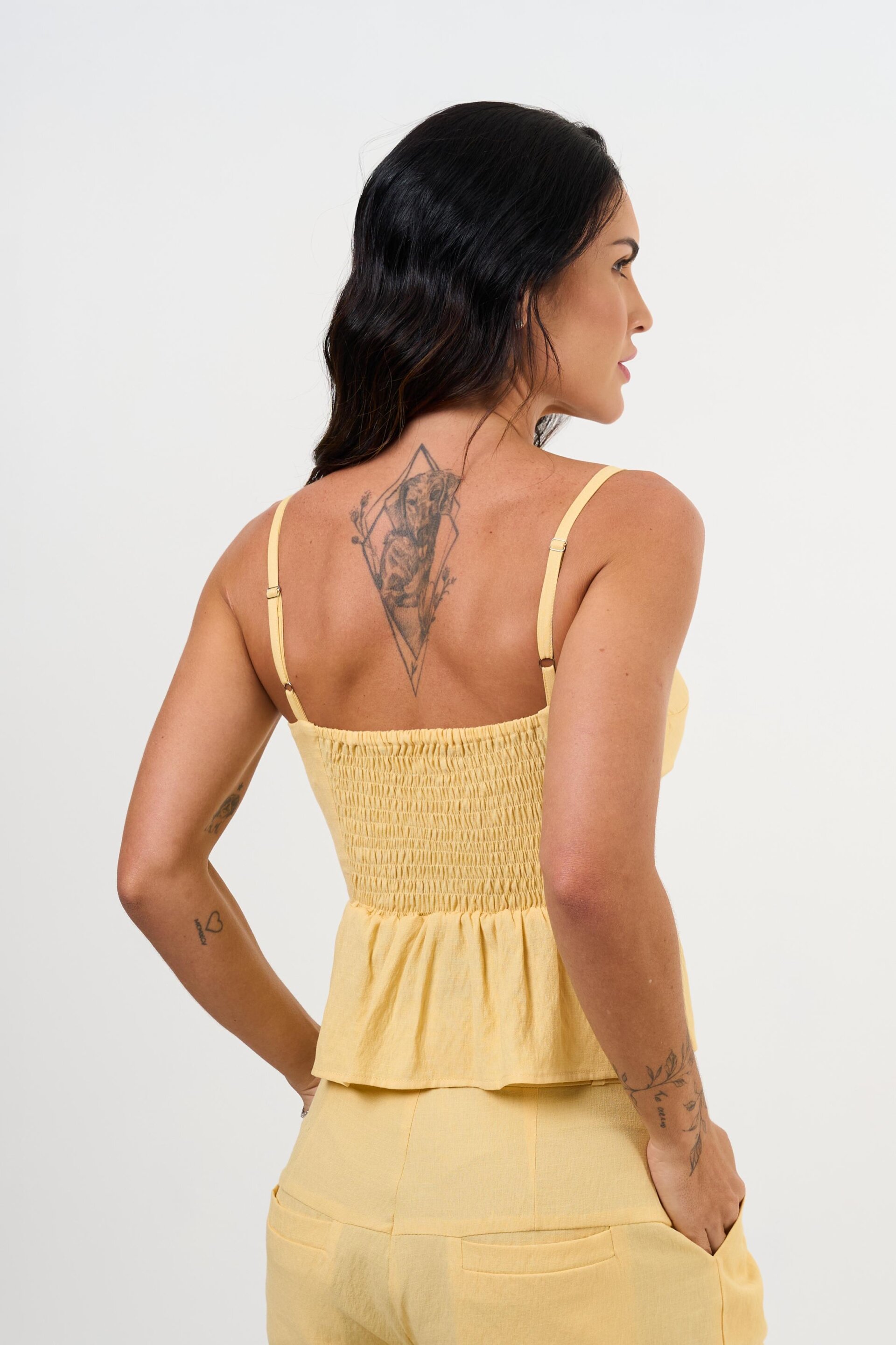 BLUSA MEIA TAÇA AMARELO MANTEIGA - Image 6