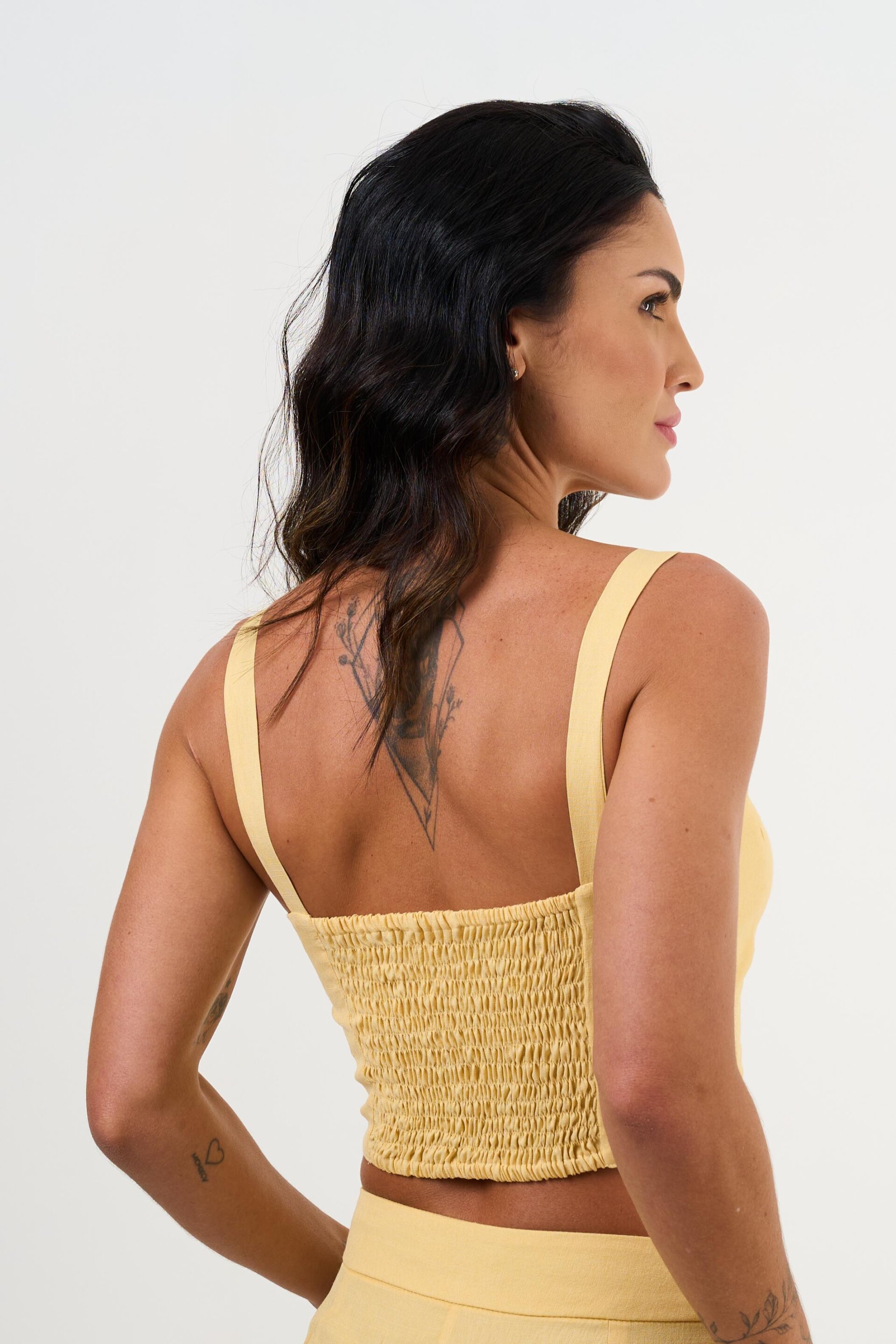 CROPPED LORE AMARELO MANTEIGA - Image 4