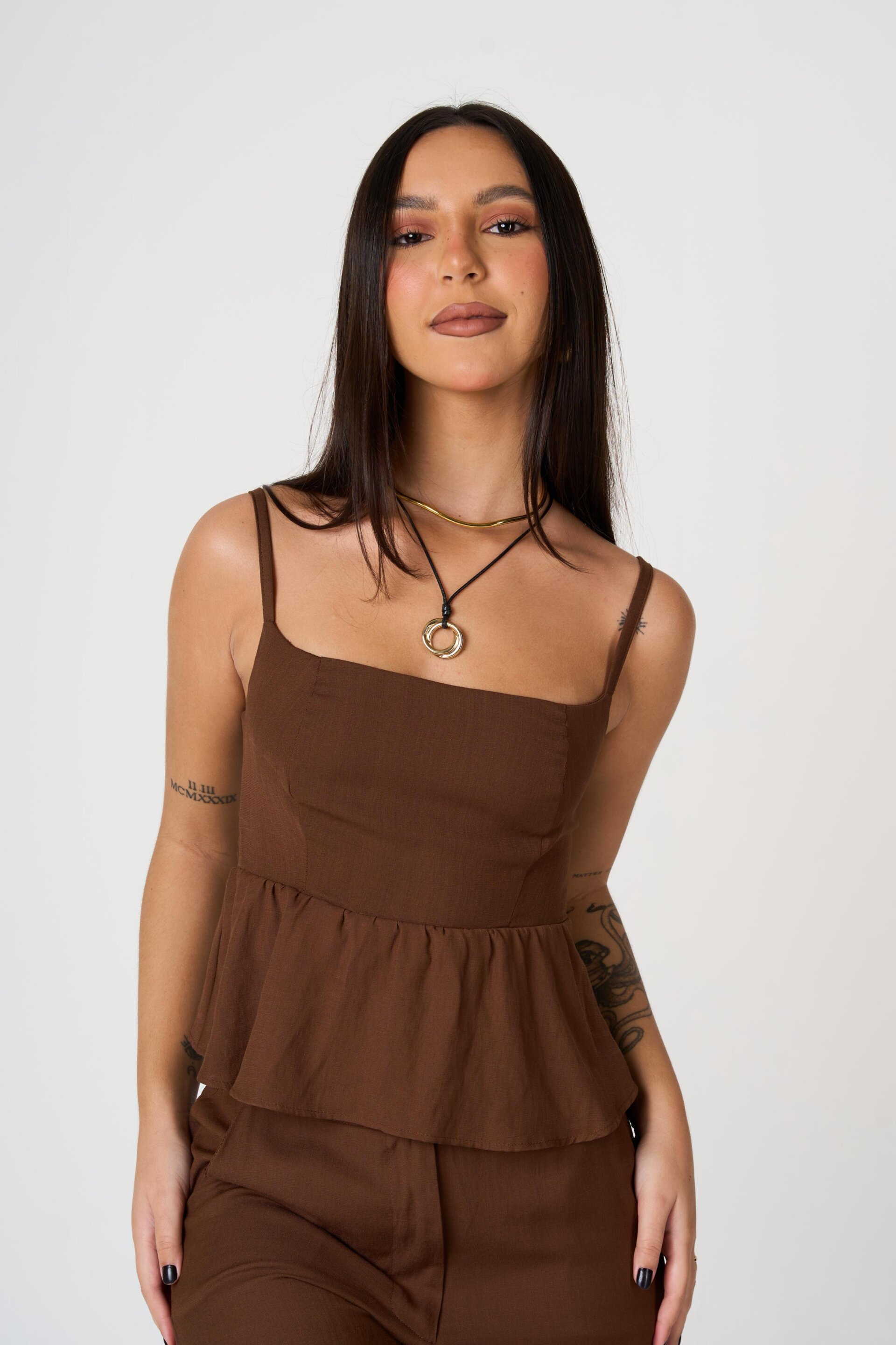 BLUSA LANA MARROM