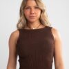 BLUSA TRICOT IZA MARROM