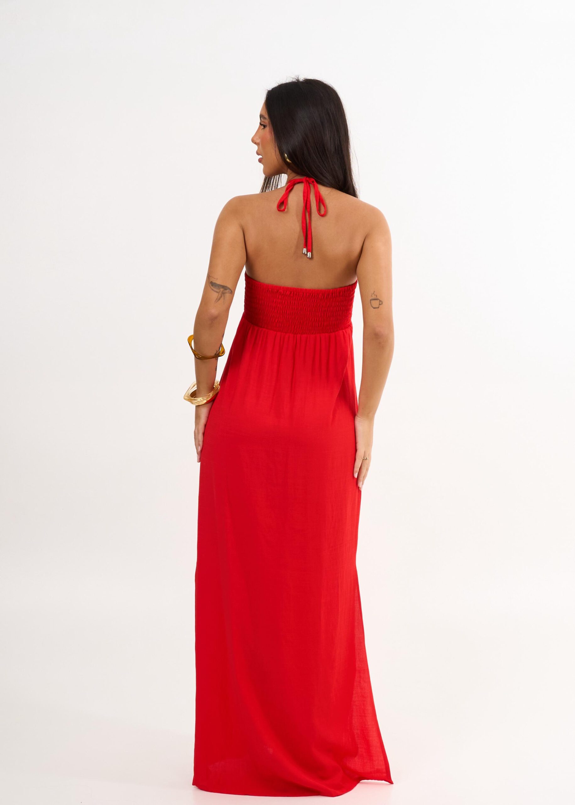 VESTIDO LONGO RAISSA VERMELHO - Imagem 4
