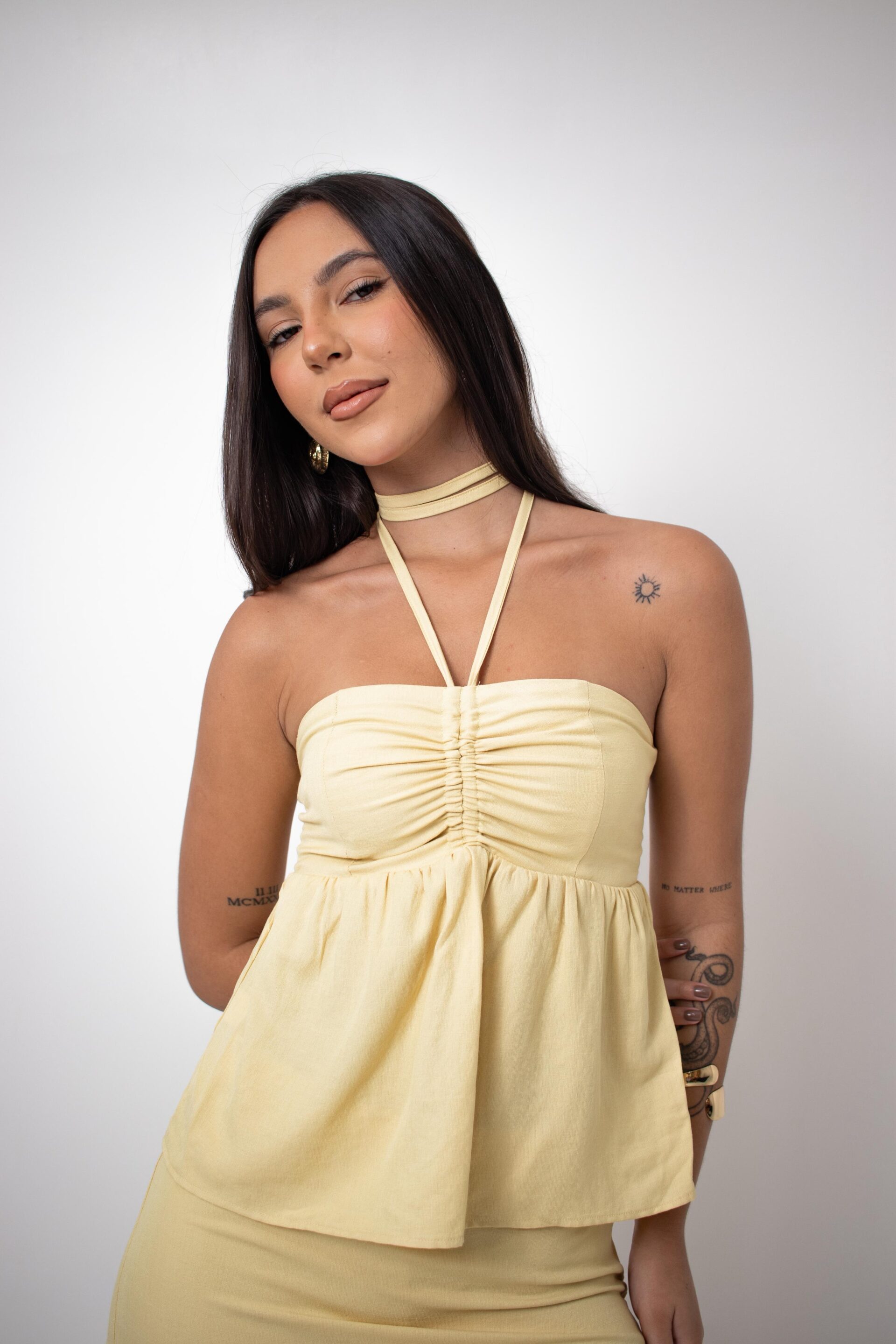 Alternative view of BATA RAFA AMARELO MANTEIGA