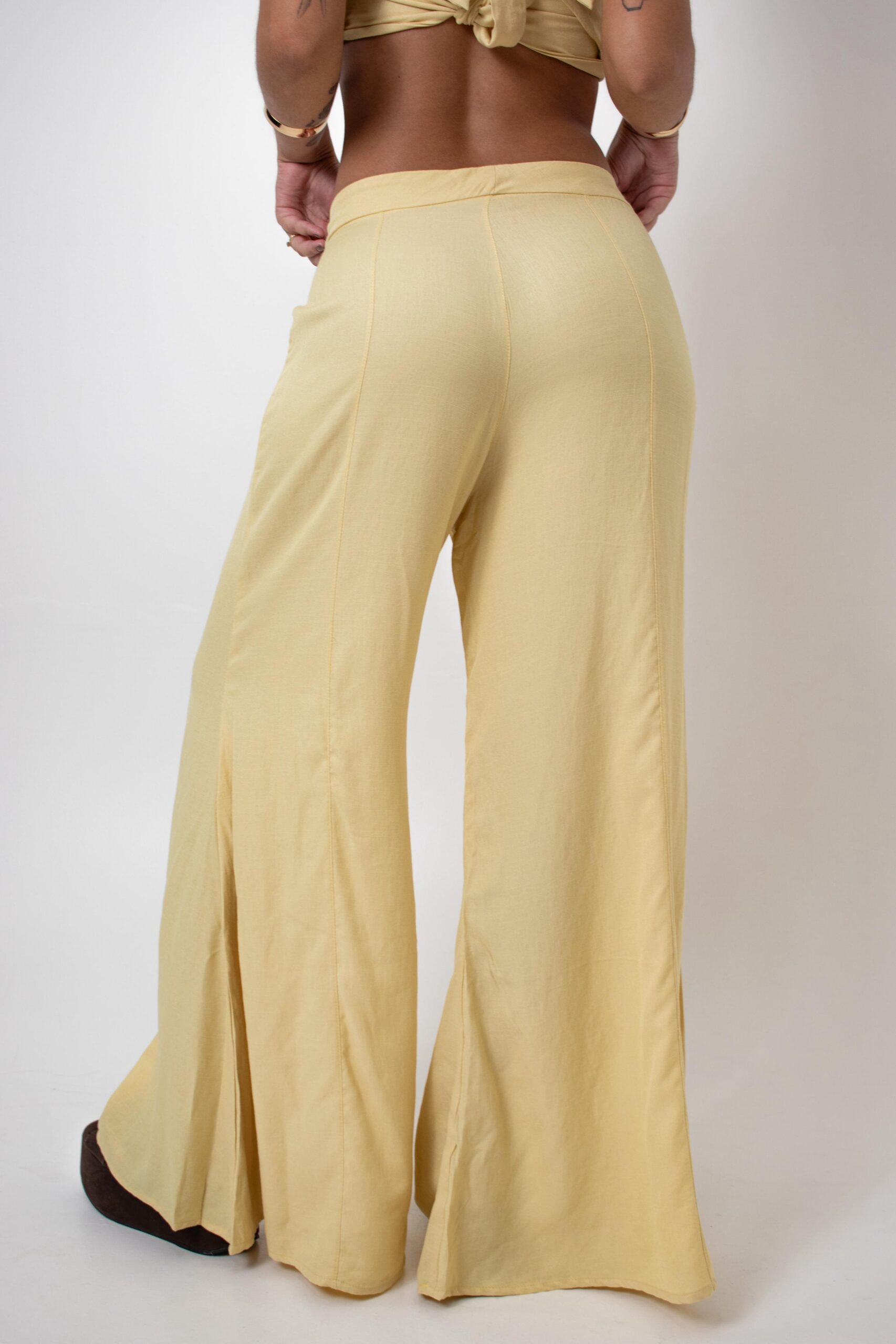 CALÇA LUD AMARELO MANTEIGA - Imagem 2