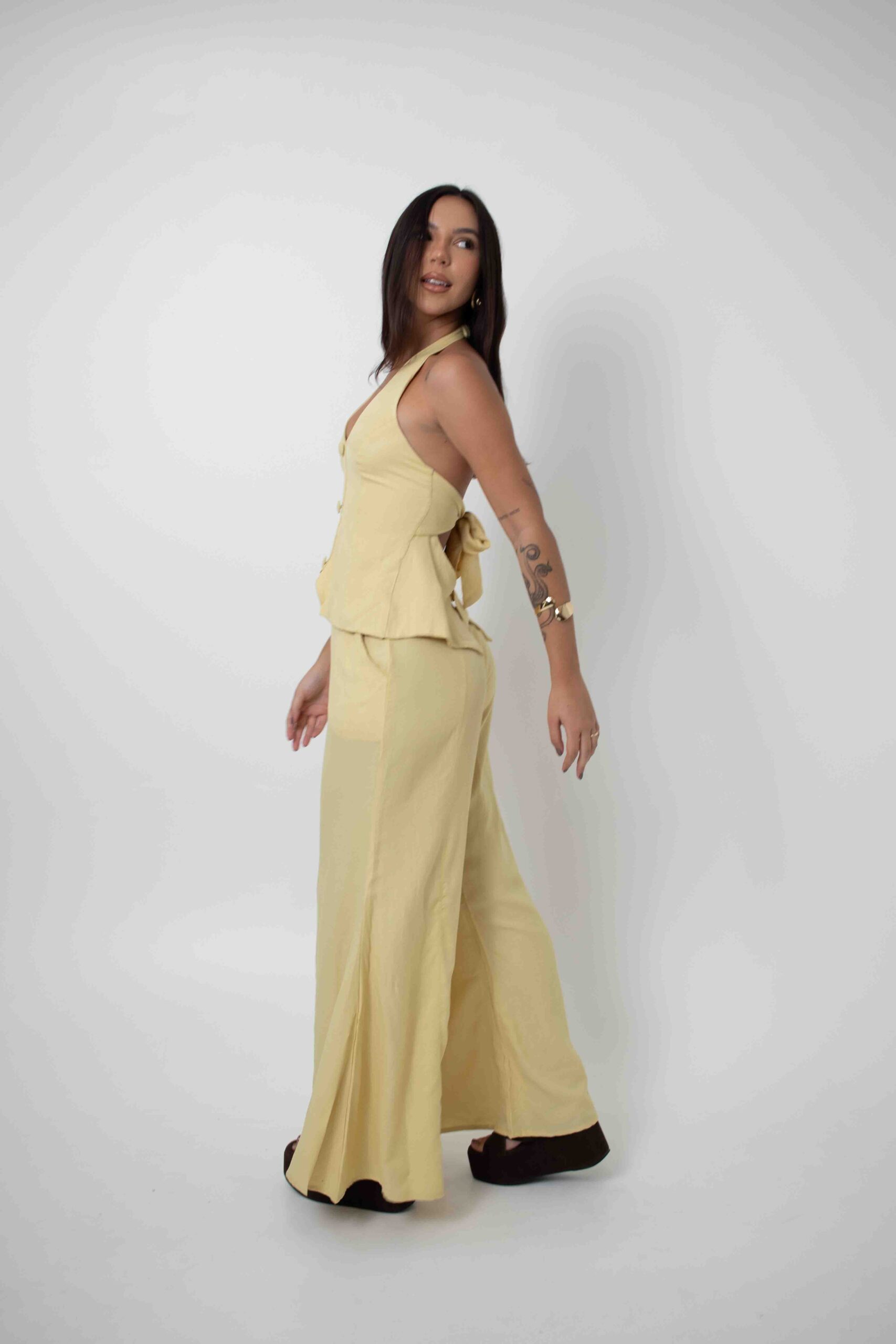 BLUSA NICOLE AMARELO MANTEIGA - Imagem 3