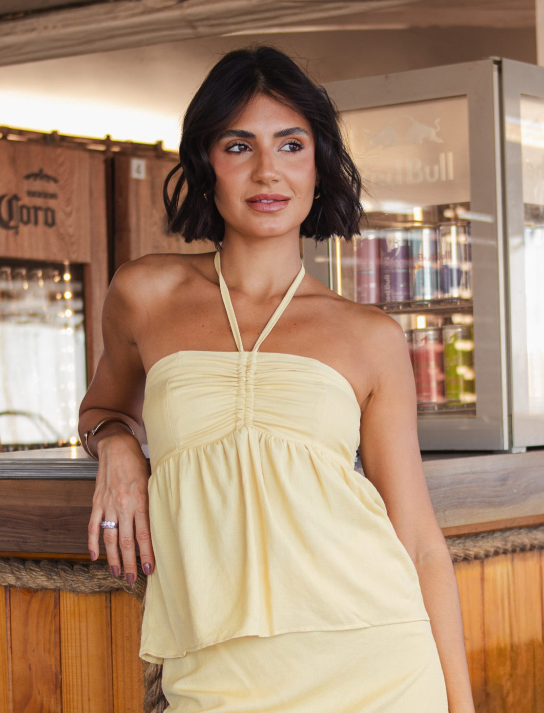 BATA RAFA AMARELO MANTEIGA