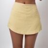 SHORT SAIA LU AMARELO MANTEIGA