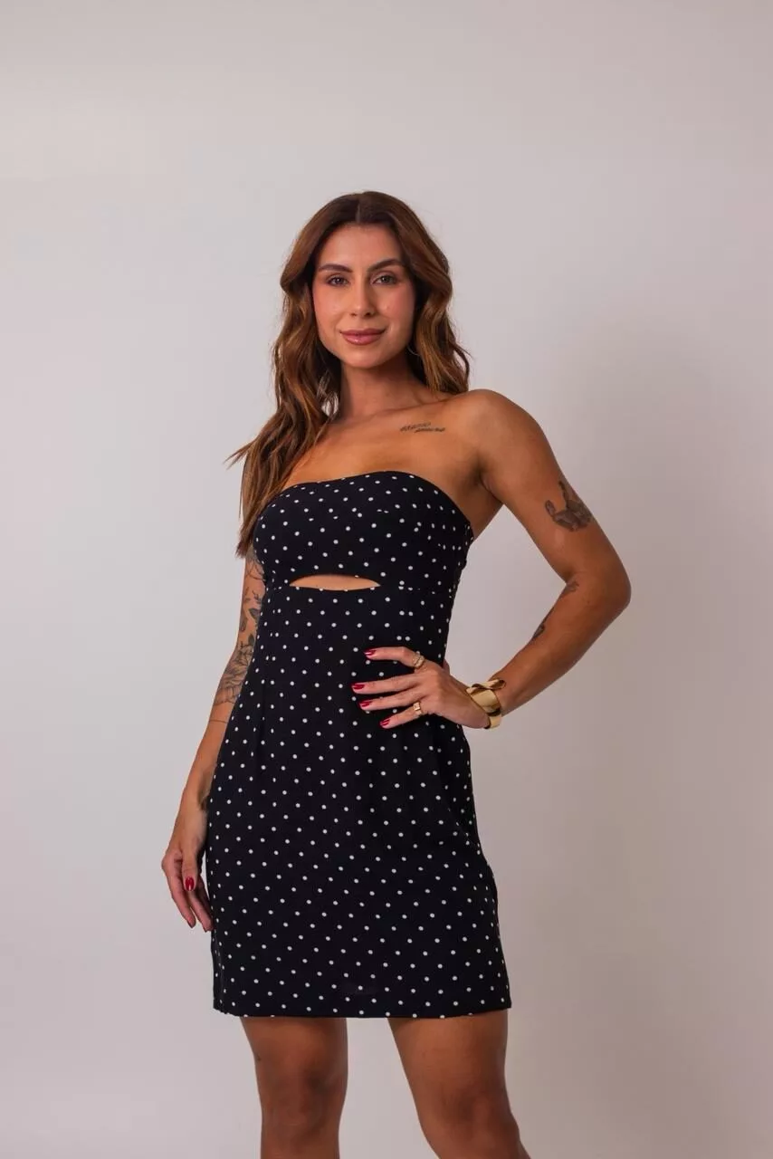 VESTIDO CURTO ELIZA POÁ