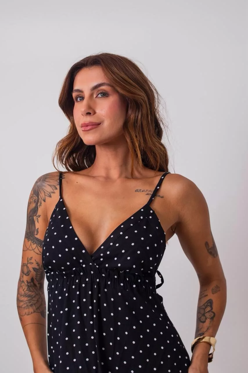 VESTIDO LONGO SOFIA POÁ - Imagem 3