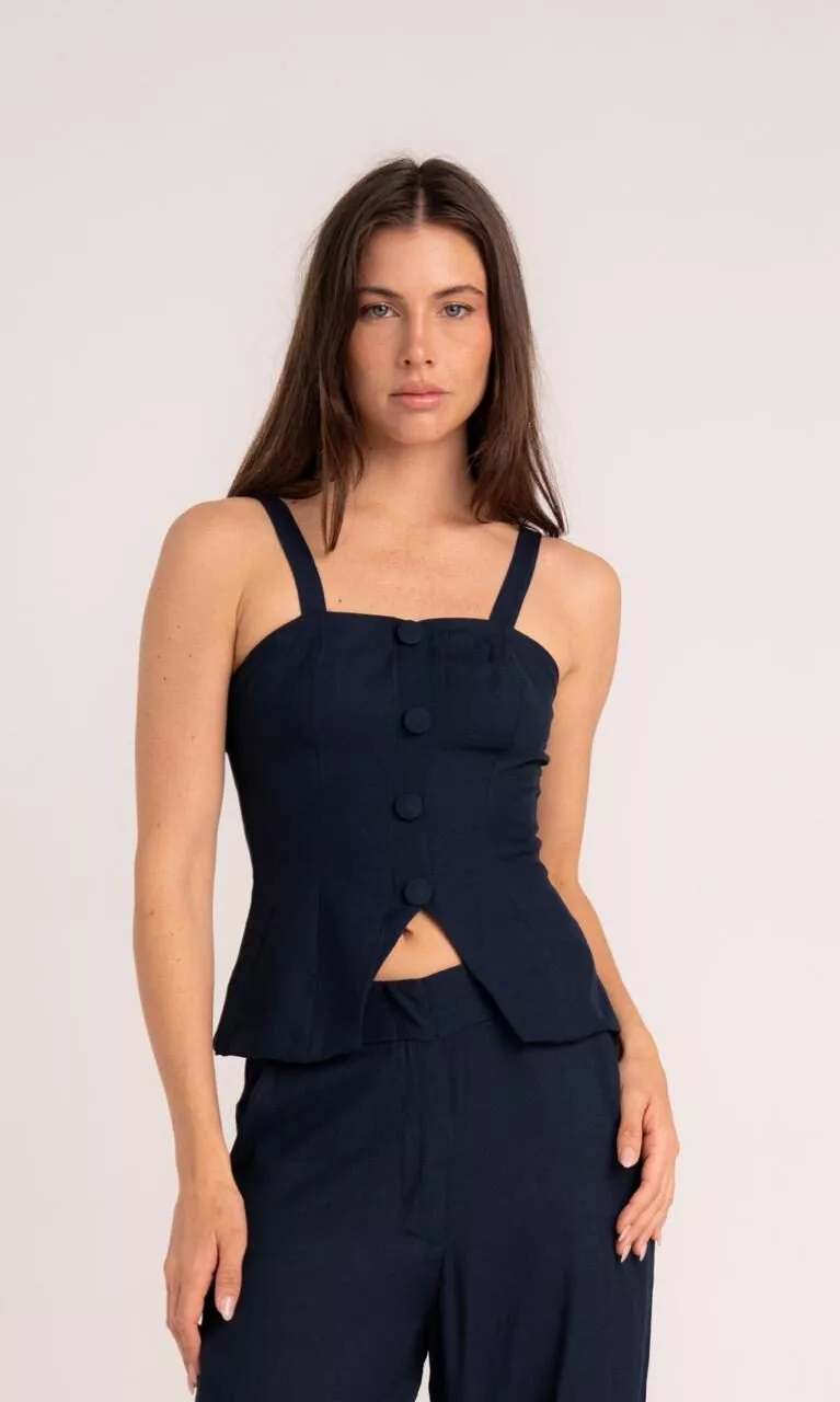 BLUSA MARLA AZUL MARINHO