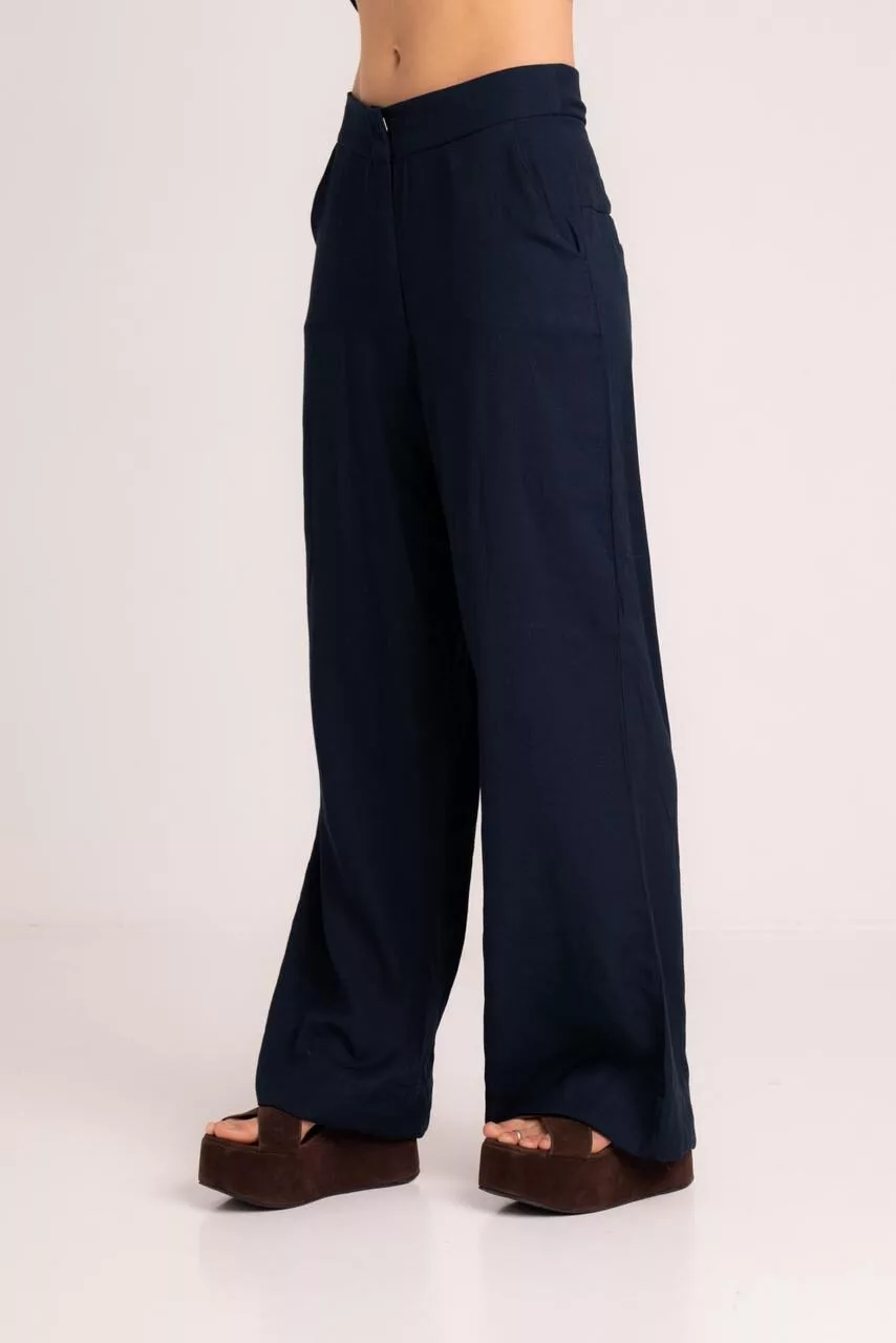 Alternative view of CALÇA CAROLINE AZUL MARINHO