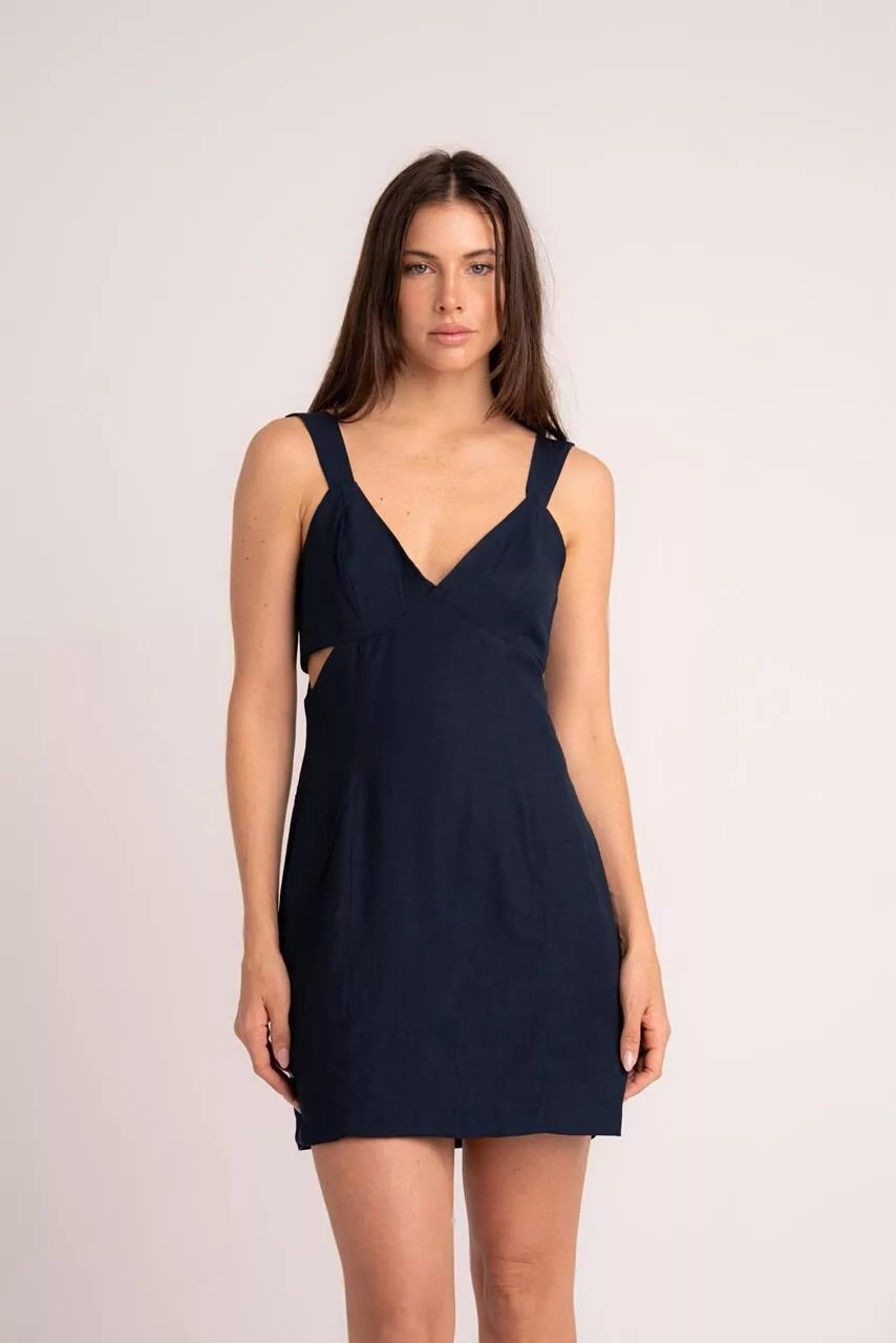 VESTIDO PILAR AZUL MARINHO