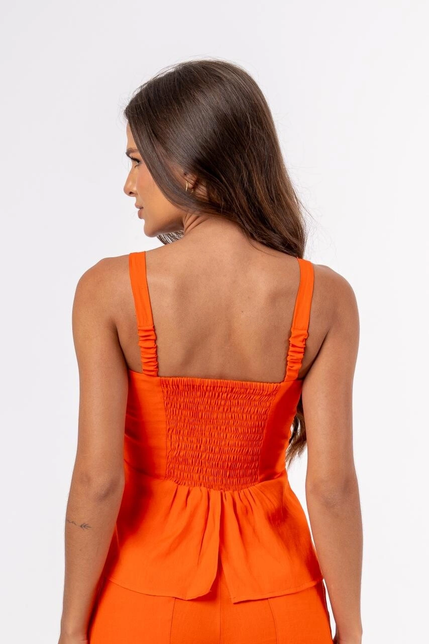 BLUSA ESTELLA LARANJA - Imagem 4