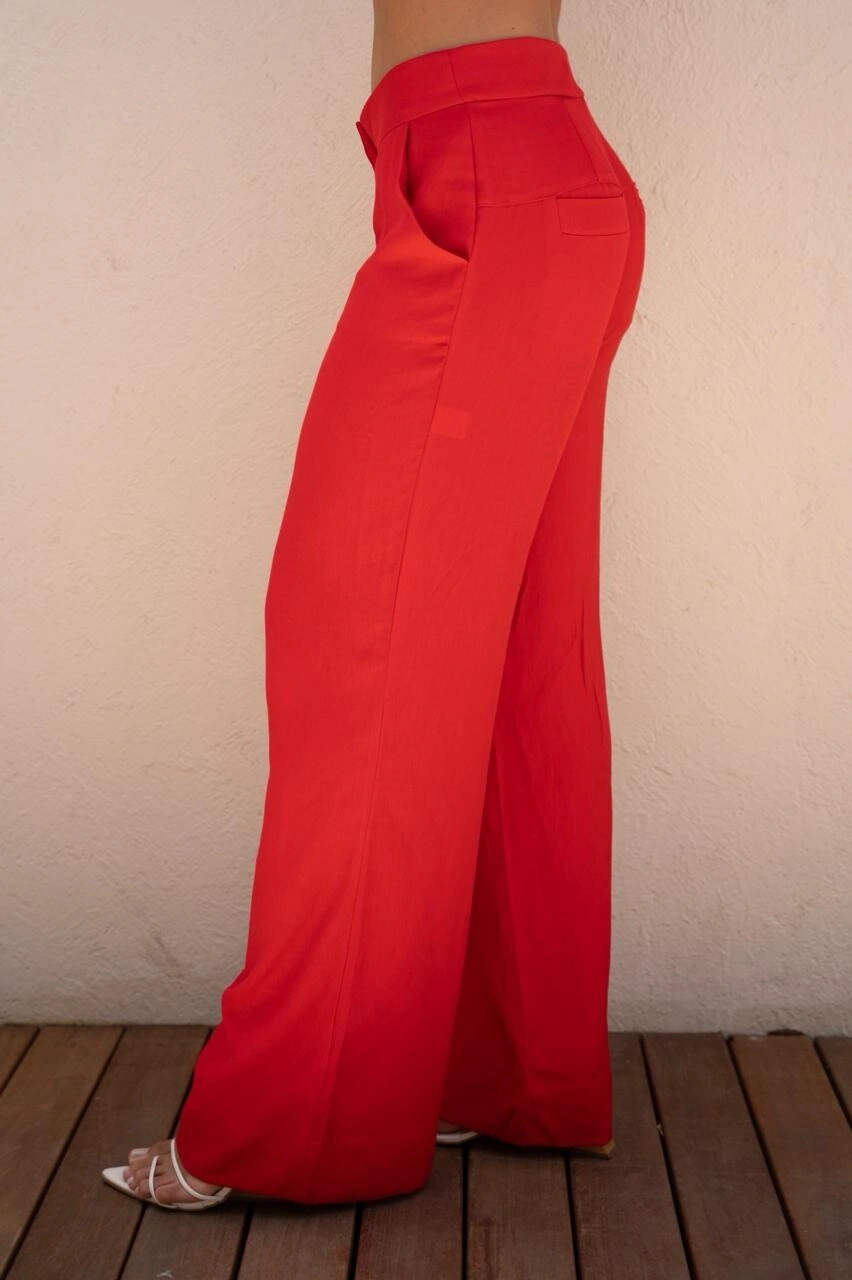 Alternative view of CALÇA CAROLINE VERMELHA