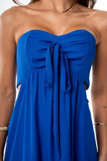 Alternative view of VESTIDO LONGO FIORELLA  AZUL BIC