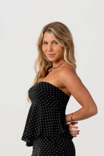 Alternative view of BLUSA NIC ASSIMÉTRICA POÁ