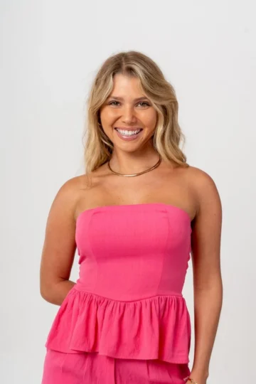 BLUSA PEPLUM ANALU ROSA