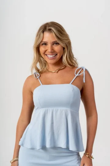 BLUSA LILA AZUL BEBÊ