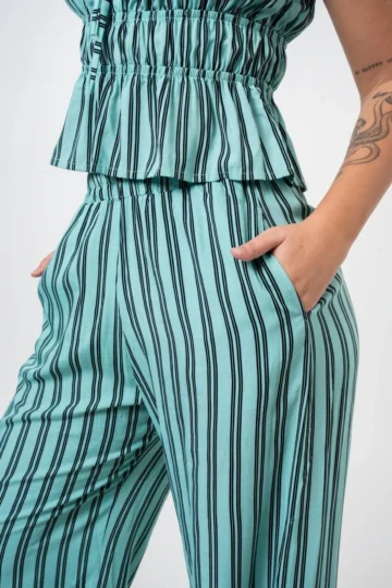 Alternative view of CALÇA LUMA LISTRA VERDE