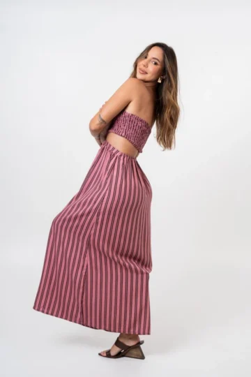 Alternative view of VESTIDO LONGO GABI LISTRAS