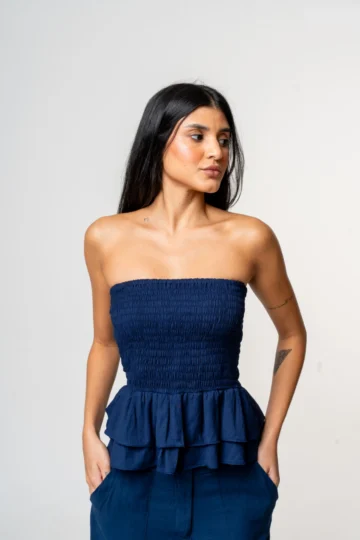 BLUSA LISE AZUL MARINHO