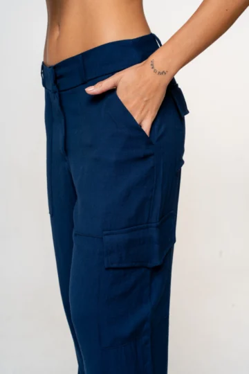 Alternative view of CALÇA CARGO ALADIM AZUL MARINHO