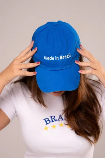 BONÉ BRASIL AZUL ROYAL