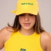 BONÉ BRASIL AMARELO CADMIUM
