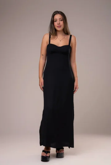 VESTIDO LONGO LETICIA PRETO